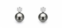 Ohrringe Ultima Edizione Dame Perle in Silber Madreperla artificiale in bioresina OA2037